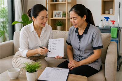 Cách quản lý người giúp việc hiệu quả