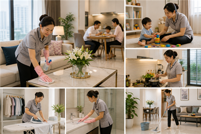 Nhu cầu thuê giúp việc gia đình ngày càng tăng tại các thành phố lớn