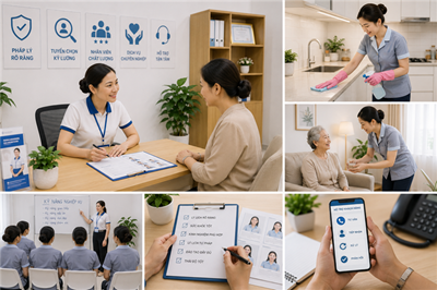 Những tiêu chí đánh giá một đơn vị cung cấp dịch vụ giúp việc uy tín