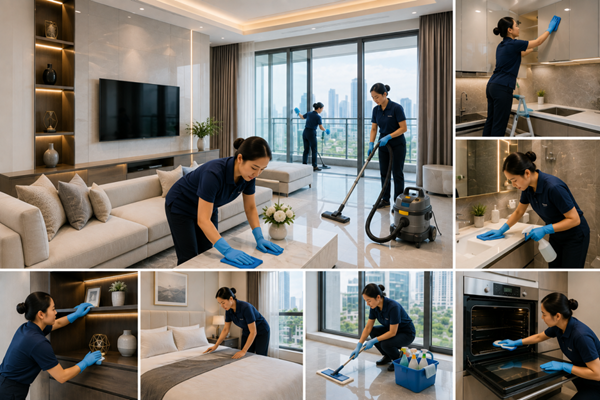Hoàn thành dự án giúp việc nhà tại căn hộ chung cư cao cấp trước khi gia chủ nhận nhà